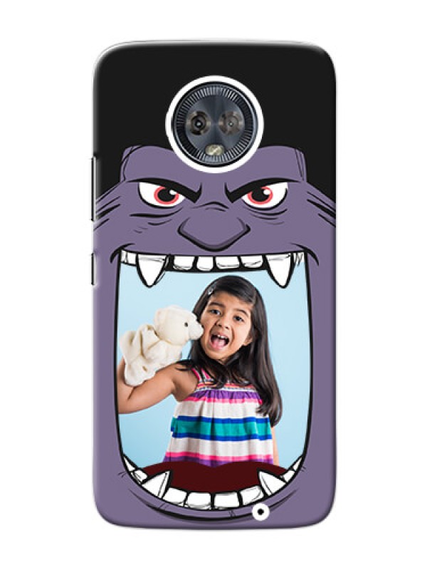 Custom Motorola Moto G6 Plus angry monster backcase Design