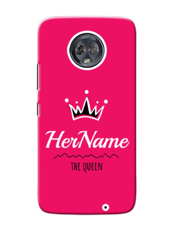 Custom Motorola Moto G6 Plus Queen Phone Case with Name