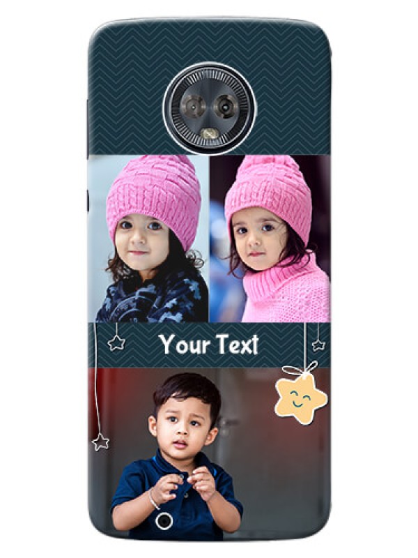 Custom Motorola Moto G6 3 image holder with hanging stars Design