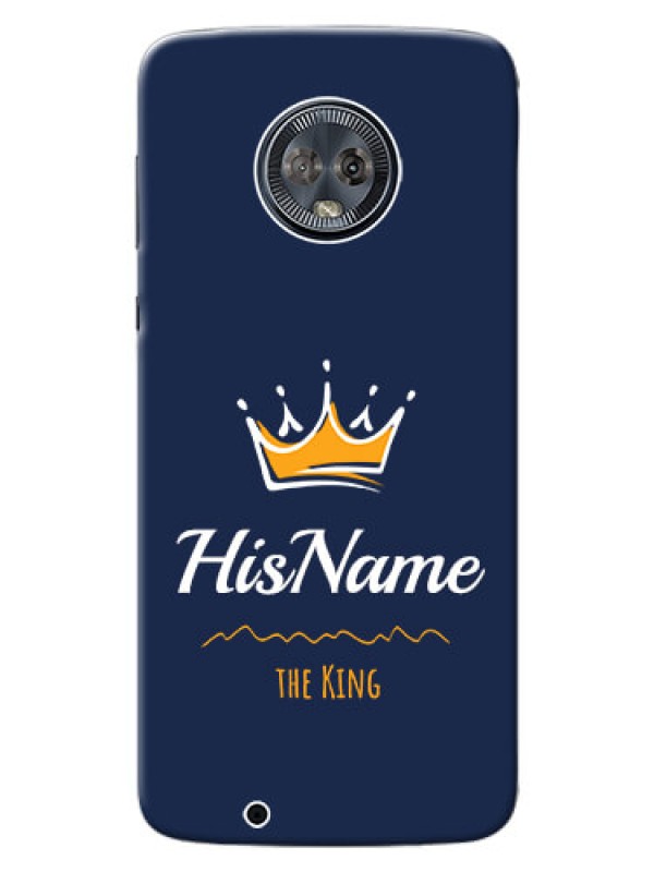 Custom Motorola Moto G6 King Phone Case with Name