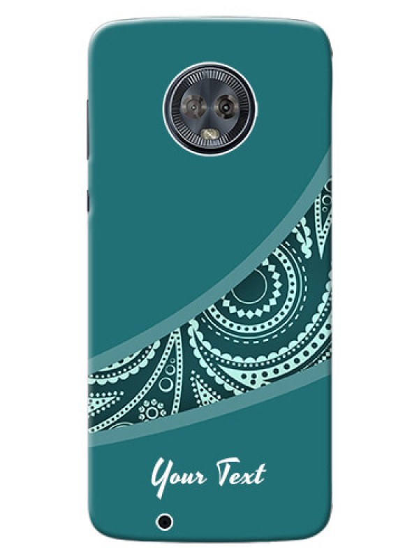 Custom Moto G6 Custom Phone Covers: semi visible floral Design