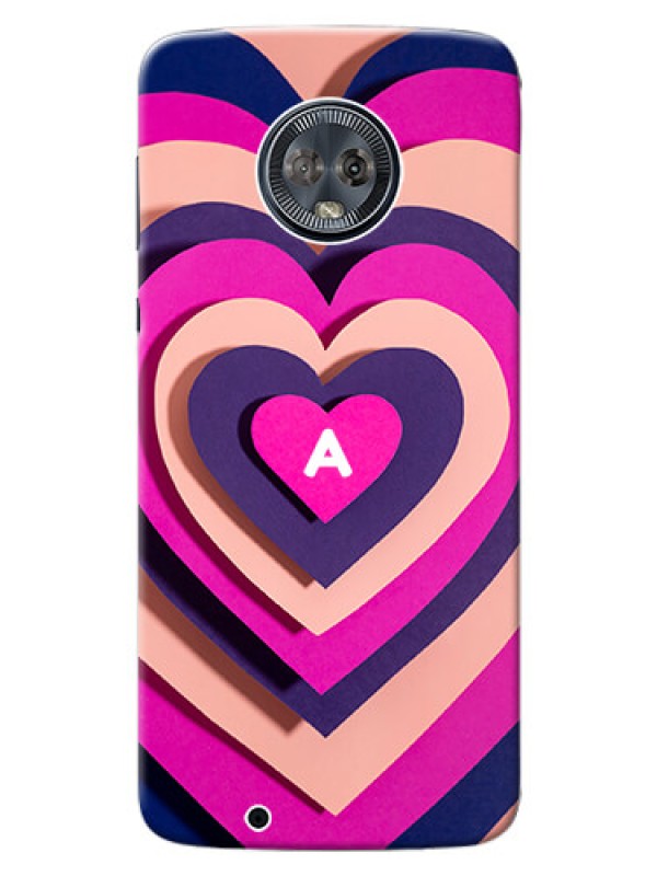 Custom Moto G6 Custom Mobile Case with Cute Heart Pattern Design