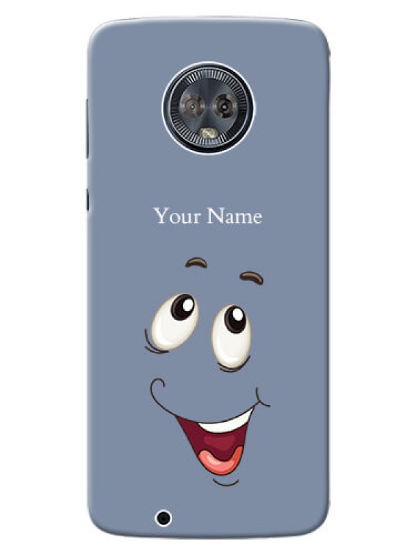 Custom Moto G6 Phone Back Covers: Laughing Cartoon Face Design