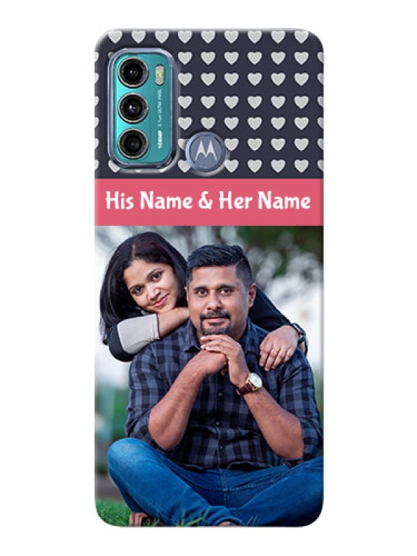 Custom Moto G60 Custom Mobile Case with Love Symbols Design