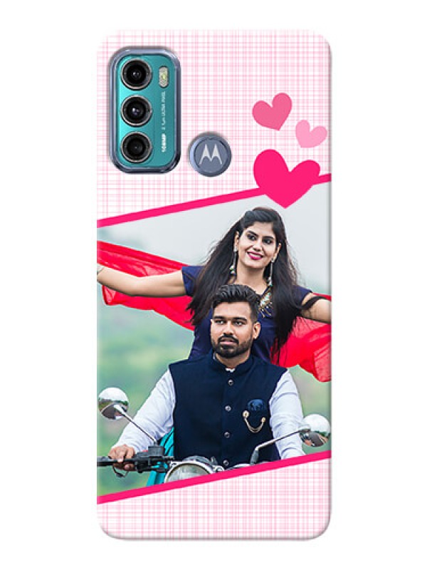 Custom Moto G60 Personalised Phone Cases: Love Shape Heart Design