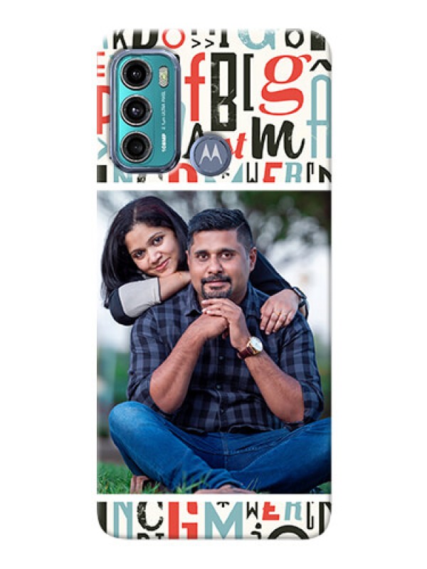 Custom Moto G60 custom mobile phone covers: Alphabet Design