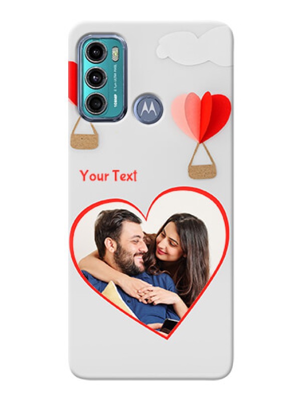 Custom Moto G60 Phone Covers: Parachute Love Design