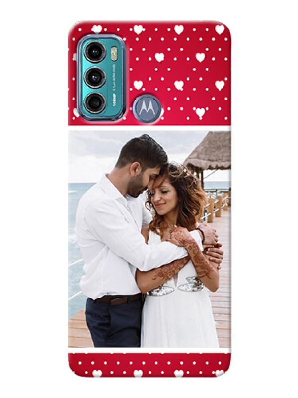 Custom Moto G60 custom back covers: Hearts Mobile Case Design