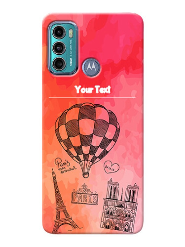 Custom Moto G60 Personalized Mobile Covers: Paris Theme Design