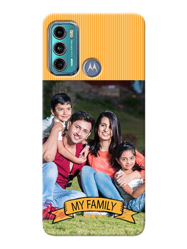 Custom Moto G60 Personalized Mobile Cases: My Family Design