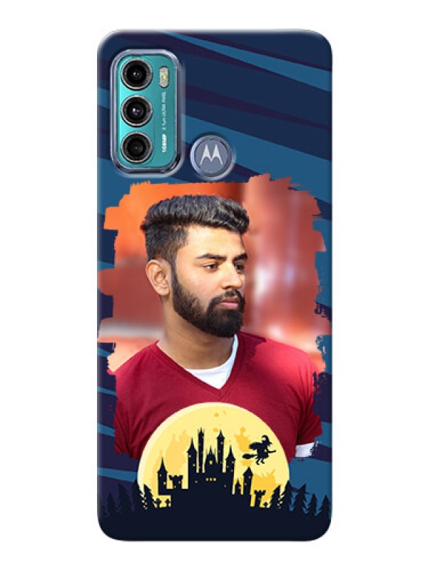 Custom Moto G60 Back Covers: Halloween Witch Design 