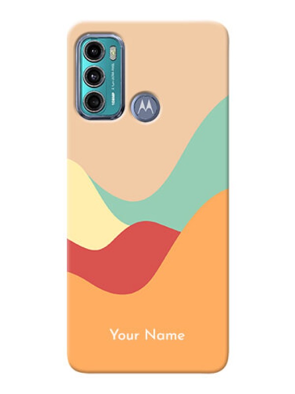 Custom Moto G60 Custom Mobile Case with Ocean Waves Multi-colour Design