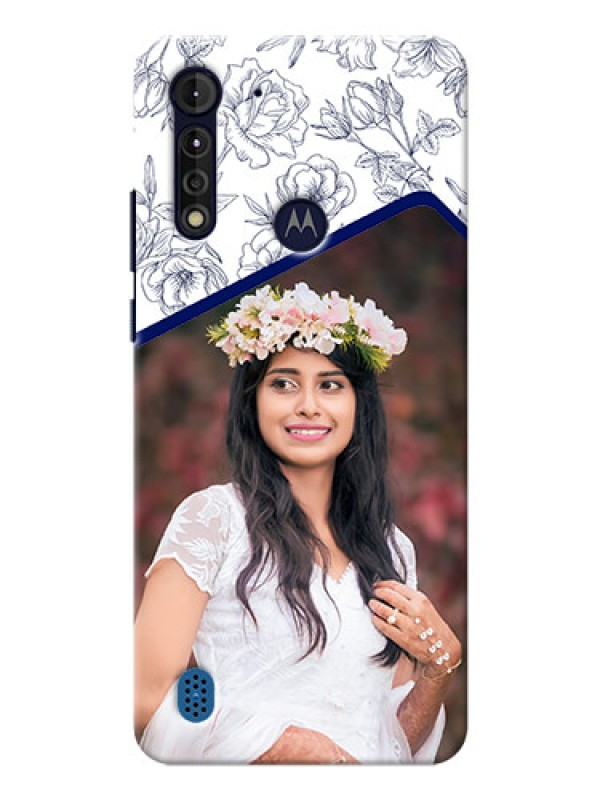 Custom Moto G8 Power Lite Phone Cases: Premium Floral Design