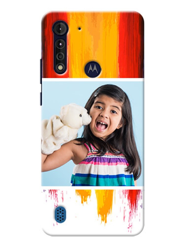 Custom Moto G8 Power Lite custom phone covers: Multi Color Design