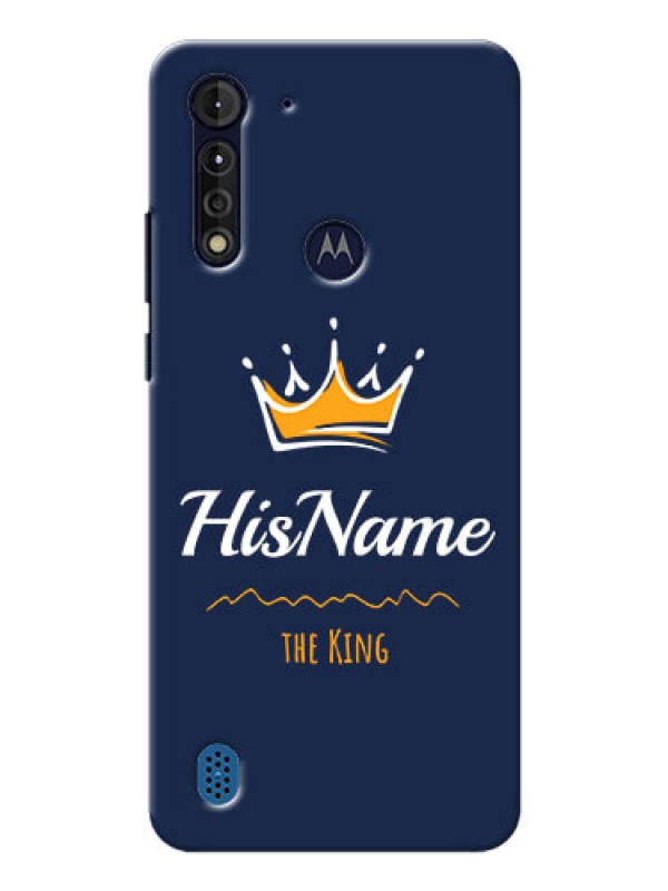Custom Moto G8 Power Lite King Phone Case with Name