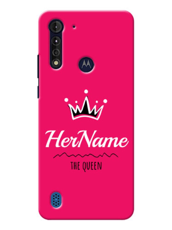 Custom Moto G8 Power Lite Queen Phone Case with Name