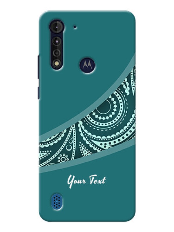 Custom Moto G8 Power Lite Custom Phone Covers: semi visible floral Design