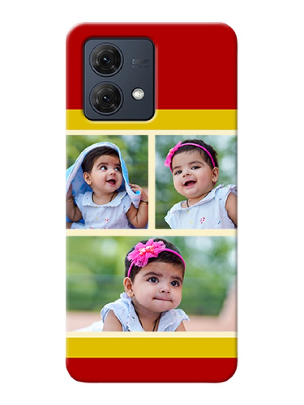 Custom Motorola Moto G84 5G Custom Hard Phone Case - Multiple Pic Upload Design