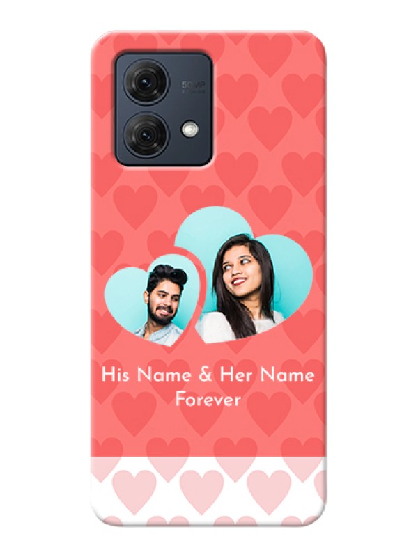 Custom Motorola Moto G84 5G Custom Hard Phone Case - Couple Pic Upload Design