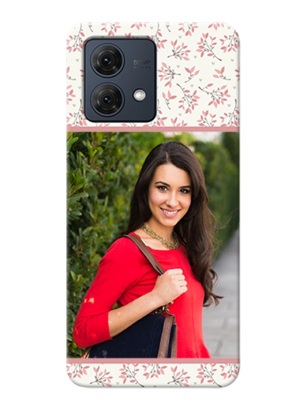 Custom Motorola Moto G84 5G Custom Hard Phone Case - Stunning Floral Design