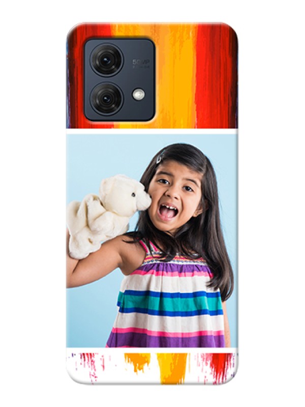 Custom Motorola Moto G84 5G Custom Hard Phone Case - Multi Color Design