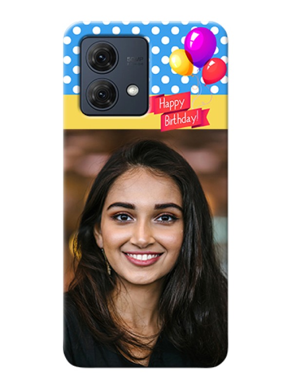 Custom Motorola Moto G84 5G Custom Hard Phone Case - Happy Birthday Design