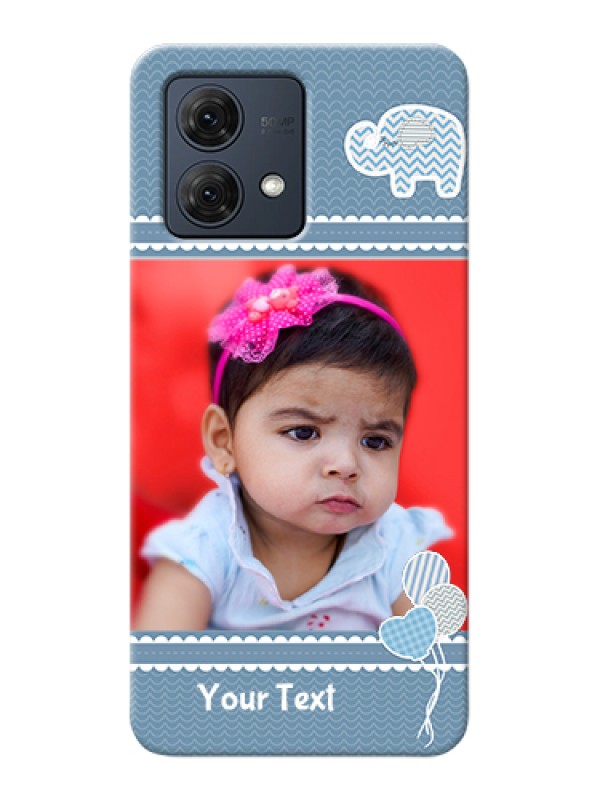 Custom Motorola Moto G84 5G Custom Hard Phone Case - With Kids Pattern Design