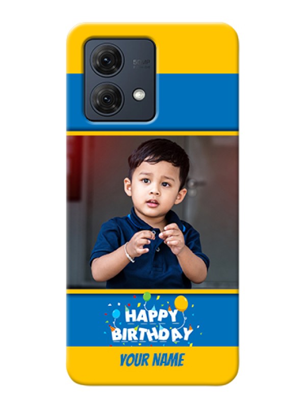 Custom Motorola Moto G84 5G Custom Hard Phone Case - Birthday Wishes Design