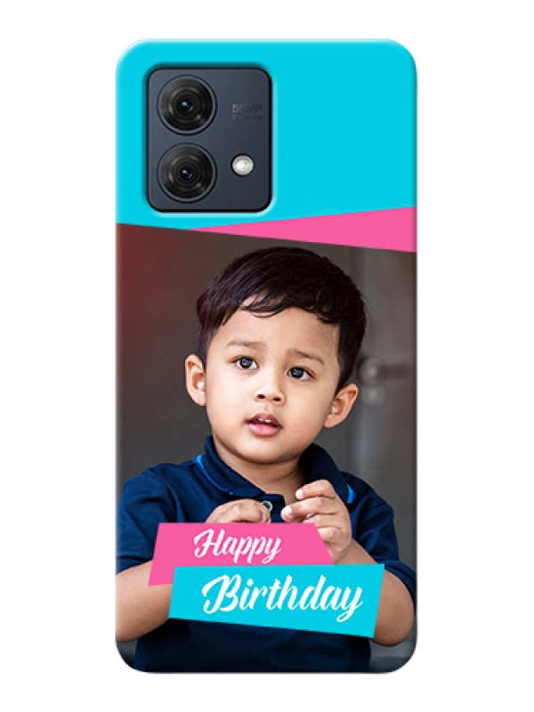 Custom Motorola Moto G84 5G Custom Hard Phone Case - Image Holder With 2 Color Design