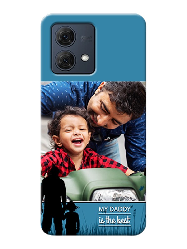 Custom Motorola Moto G84 5G Custom Hard Phone Case - Best Dad Design