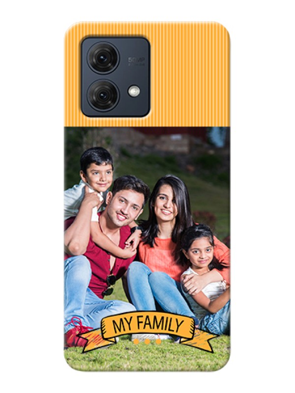 Custom Motorola Moto G84 5G Custom Hard Phone Case - My Family Design
