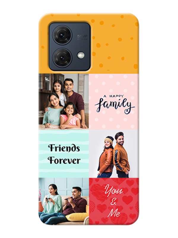 Custom Motorola Moto G84 5G Custom Hard Phone Case - Images With Quotes Design