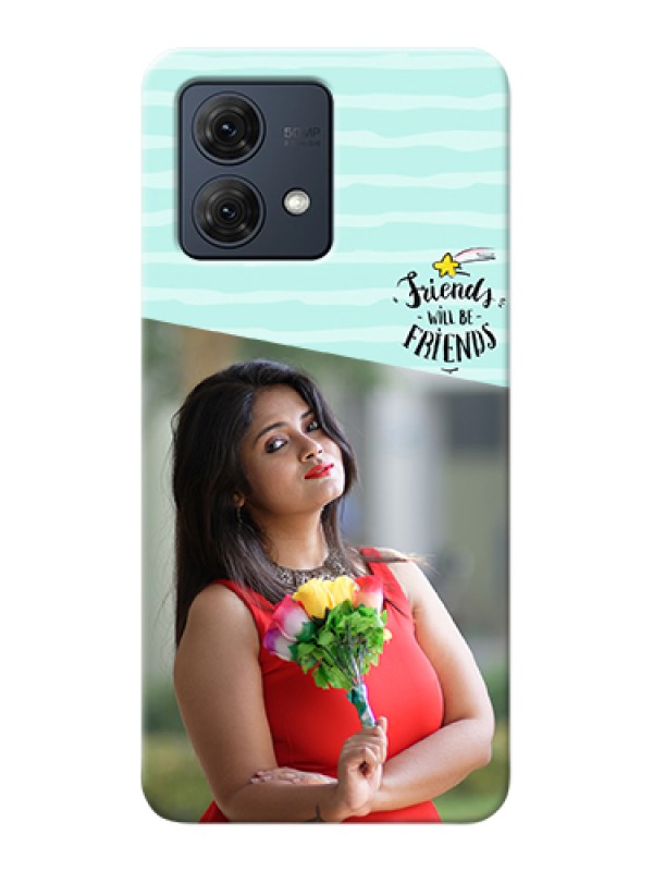 Custom Motorola Moto G84 5G Custom Hard Phone Case - Friends Picture Icon Design