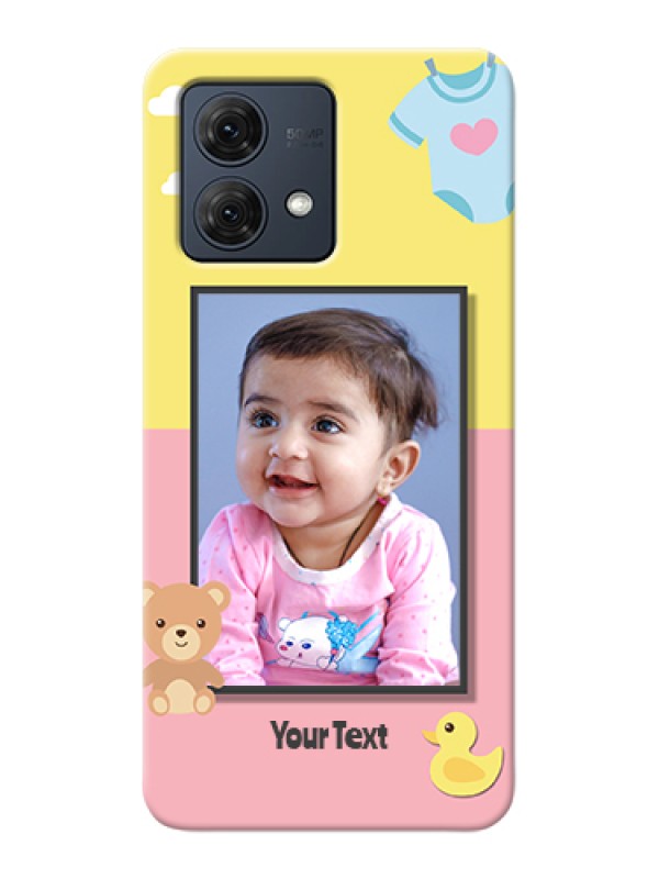 Custom Motorola Moto G84 5G Custom Hard Phone Case - Kids 2 Color Design