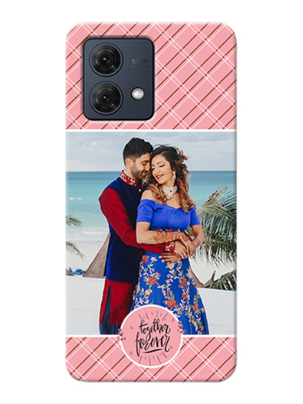 Custom Motorola Moto G84 5G Custom Hard Phone Case - Together Forever Design