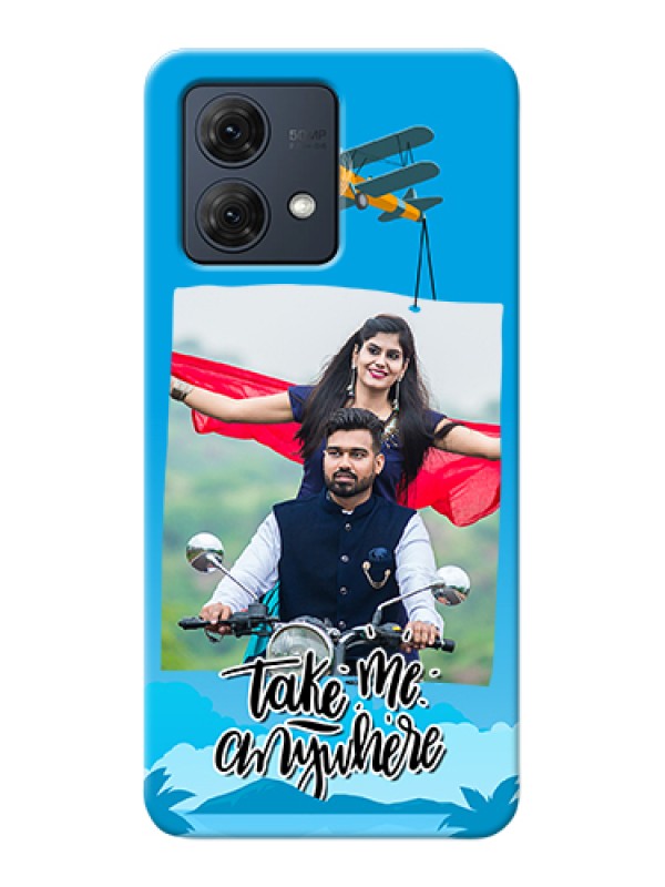 Custom Motorola Moto G84 5G Custom Hard Phone Case - Traveller Design