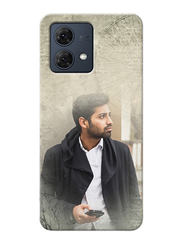 Custom Motorola Moto G84 5G Custom Hard Phone Case - With Vintage Design