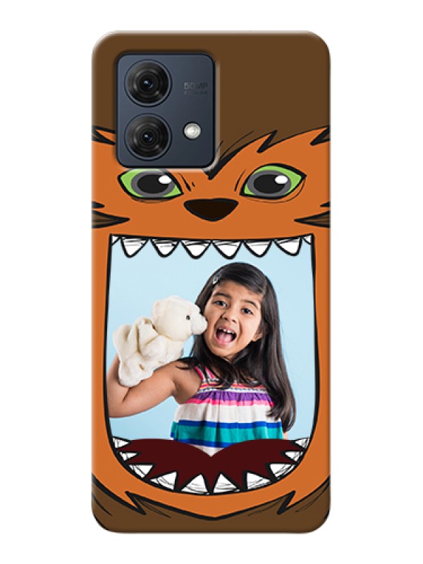 Custom Motorola Moto G84 5G Custom Hard Phone Case - Owl Monster Back Case Design