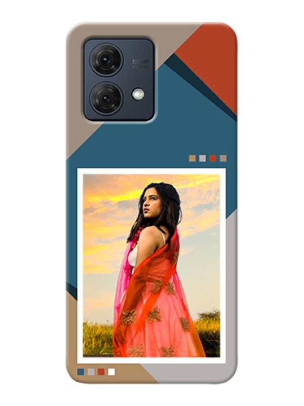 Custom Motorola Moto G84 5G Custom Hard Phone Case - Retro Color Pallet Design