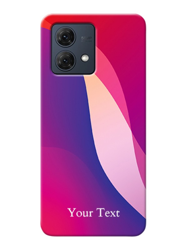 Custom Motorola Moto G84 5G Custom Hard Phone Case - Digital Abstract Overlap Design
