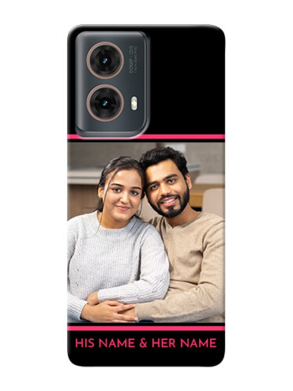 Custom Moto G85 5G Mobile Covers With Add Text Design
