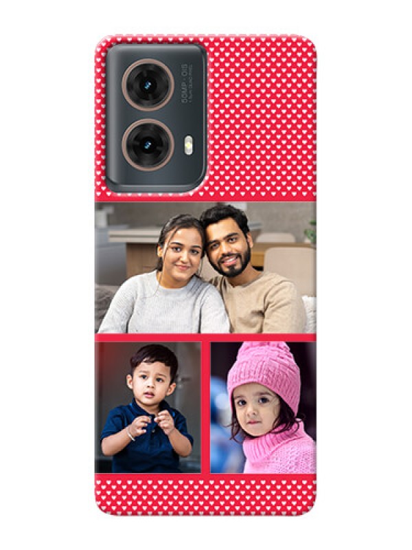 Custom Moto G85 5G mobile back covers online: Bulk Pic Upload Design