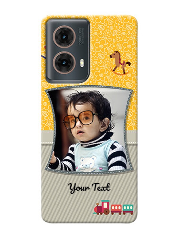 Custom Moto G85 5G Mobile Cases Online: Baby Picture Upload Design
