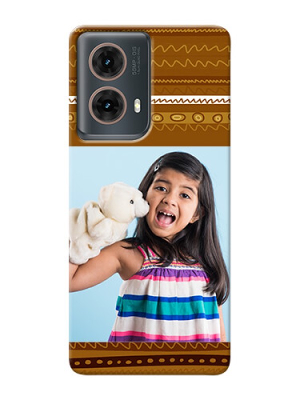 Custom Moto G85 5G Mobile Covers: Friends Picture Upload Design