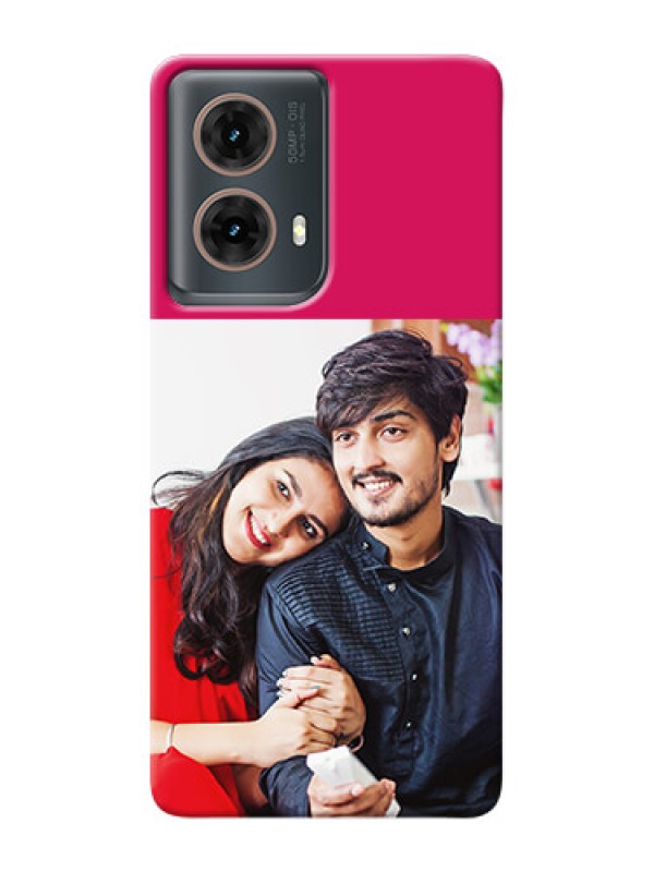 Custom Moto G85 5G custom phone cases: Anniversary Cover Design