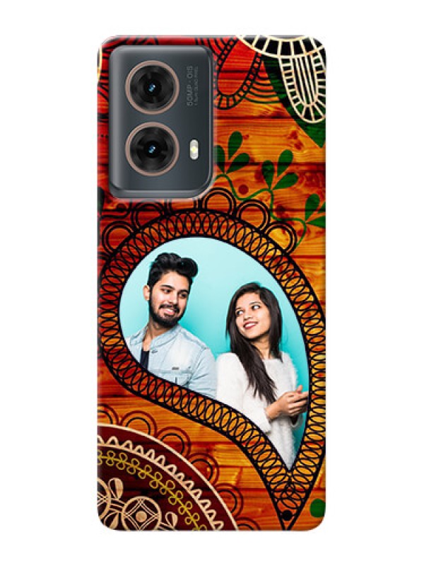 Custom Moto G85 5G custom mobile cases: Abstract Colorful Design