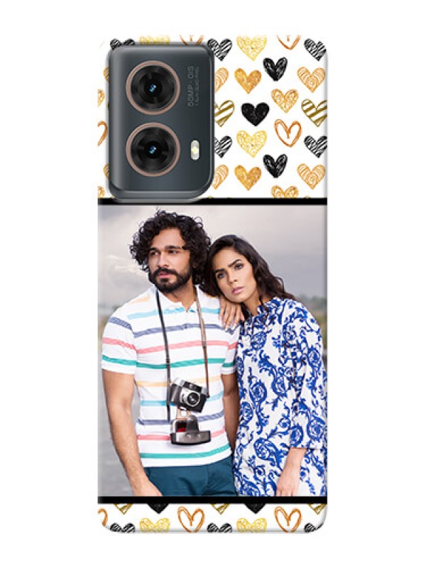Custom Moto G85 5G Personalized Mobile Cases: Love Symbol Design
