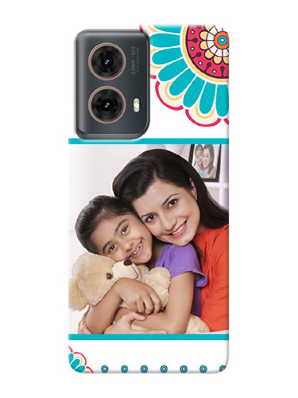 Custom Moto G85 5G custom mobile phone cases: Flower Design