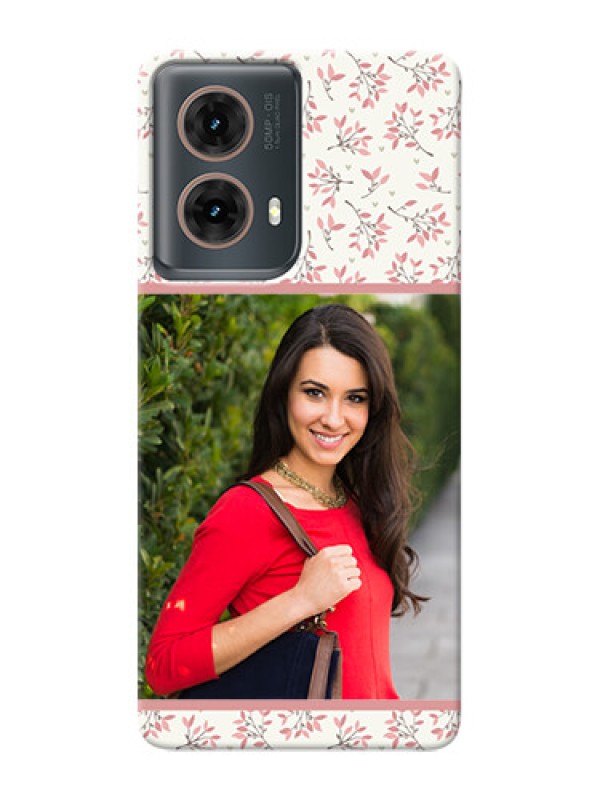 Custom Moto G85 5G Back Covers: Premium Floral Design