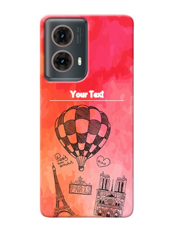 Custom Moto G85 5G Personalized Mobile Covers: Paris Theme Design